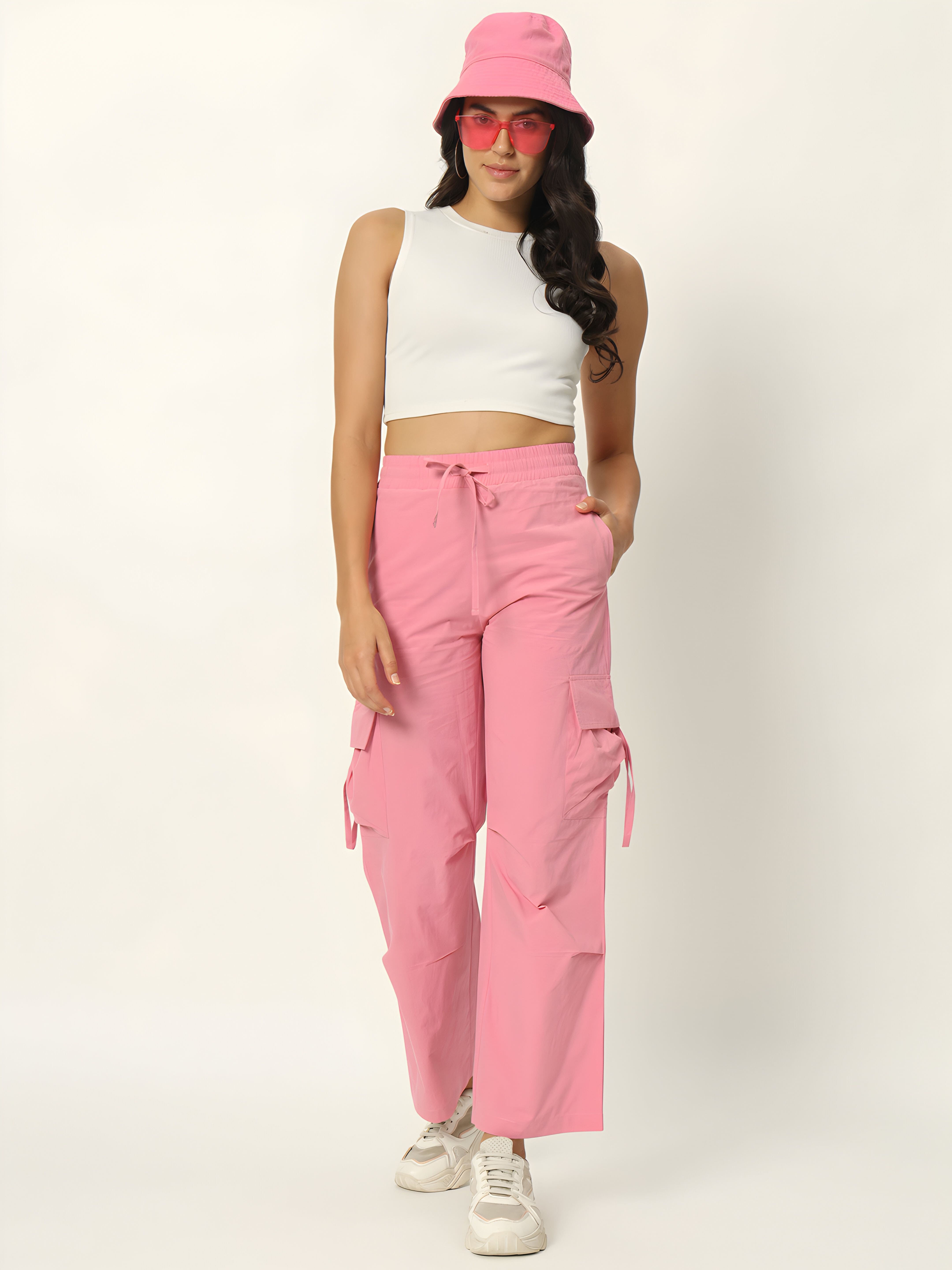 Pink Cargo Pants