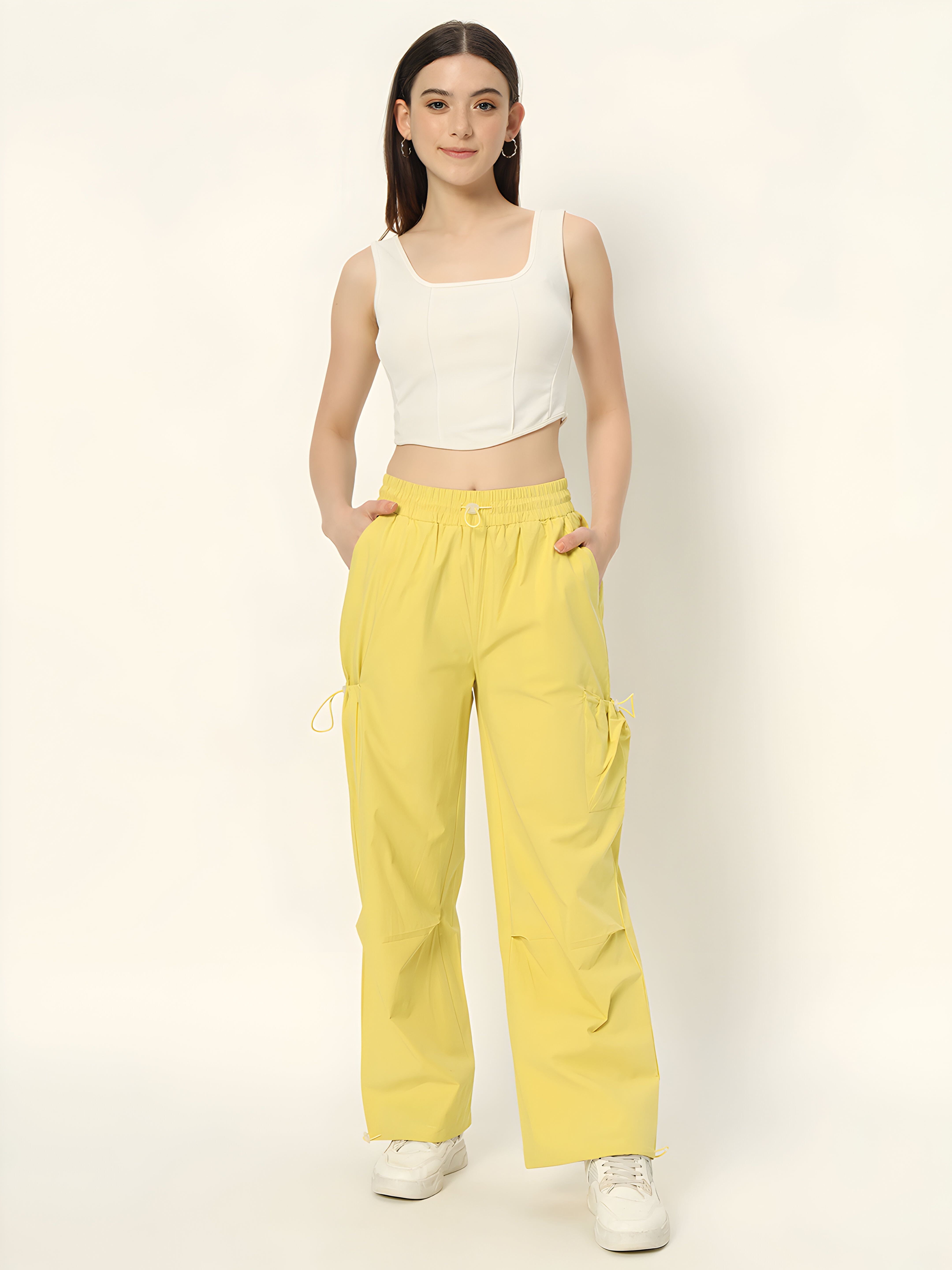 Yellow Cargo Pants