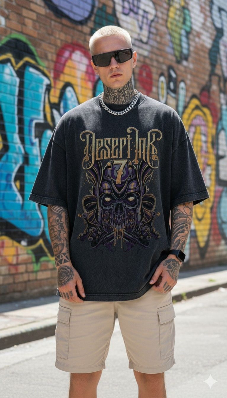 Desert Ink 7: Unleashed Oversized T-Shirt