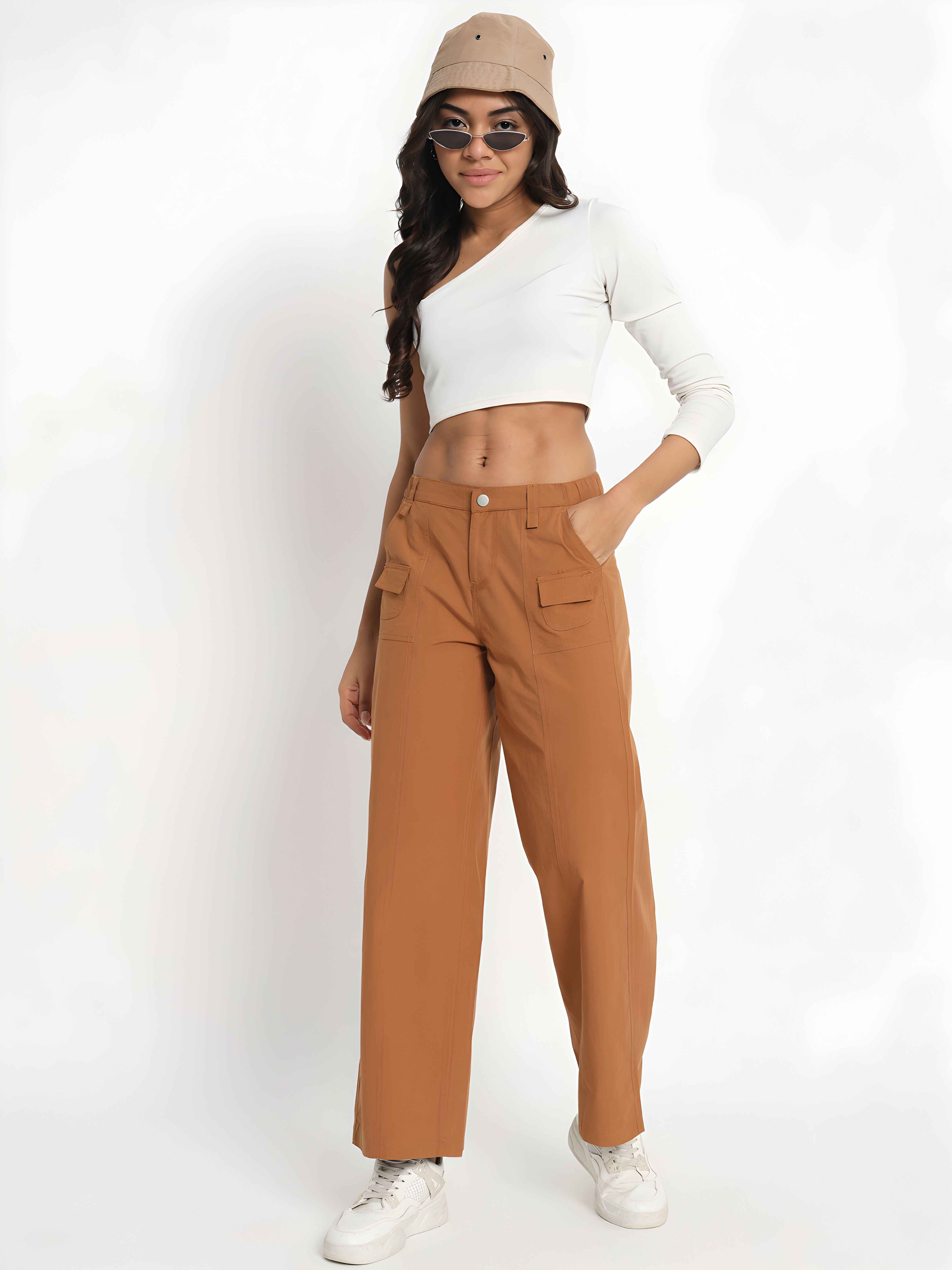Brown Cargo Pants