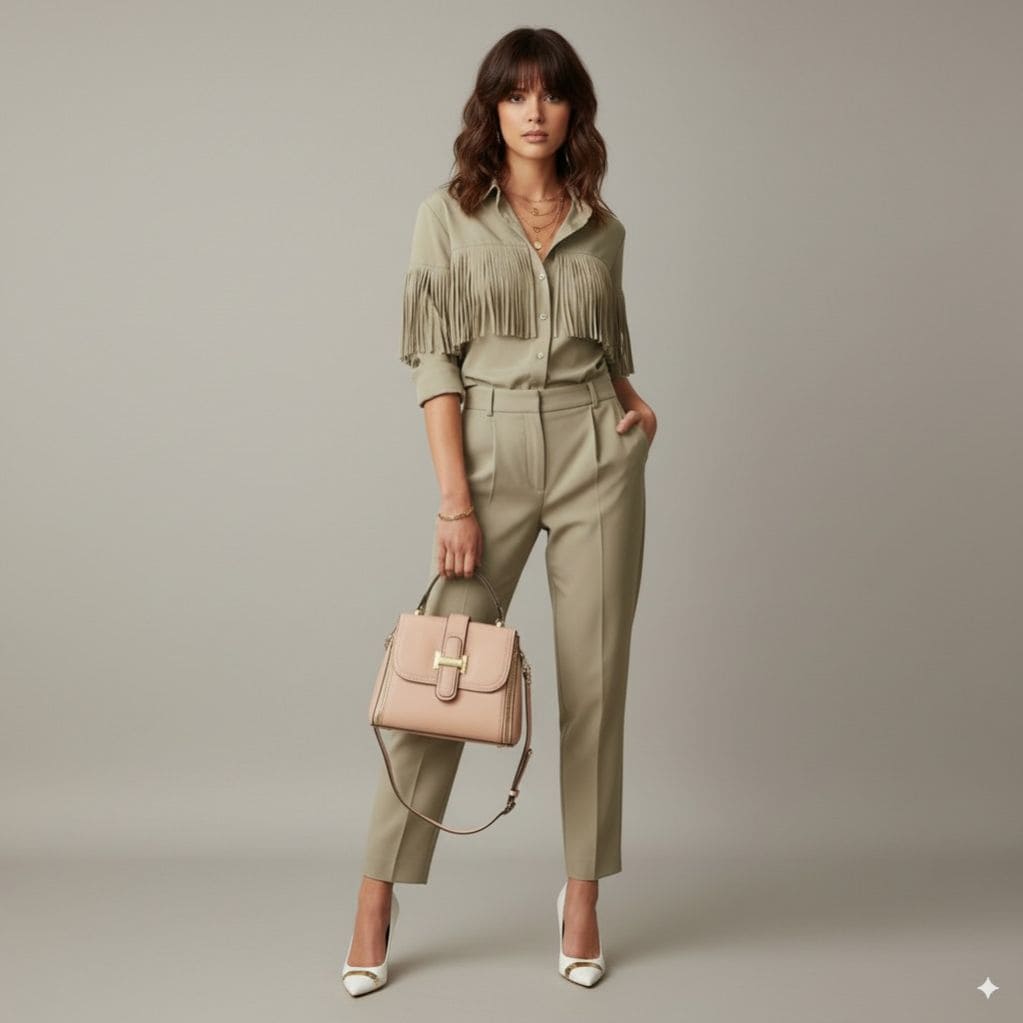 Soft Blush Shoulder Bag