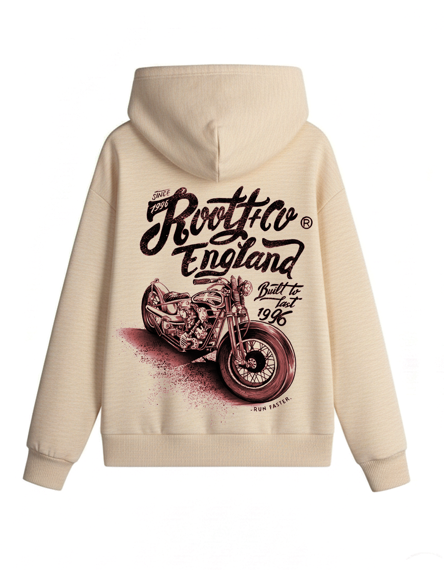 Royalty Co. England Vintage Motorcycle Oversized H